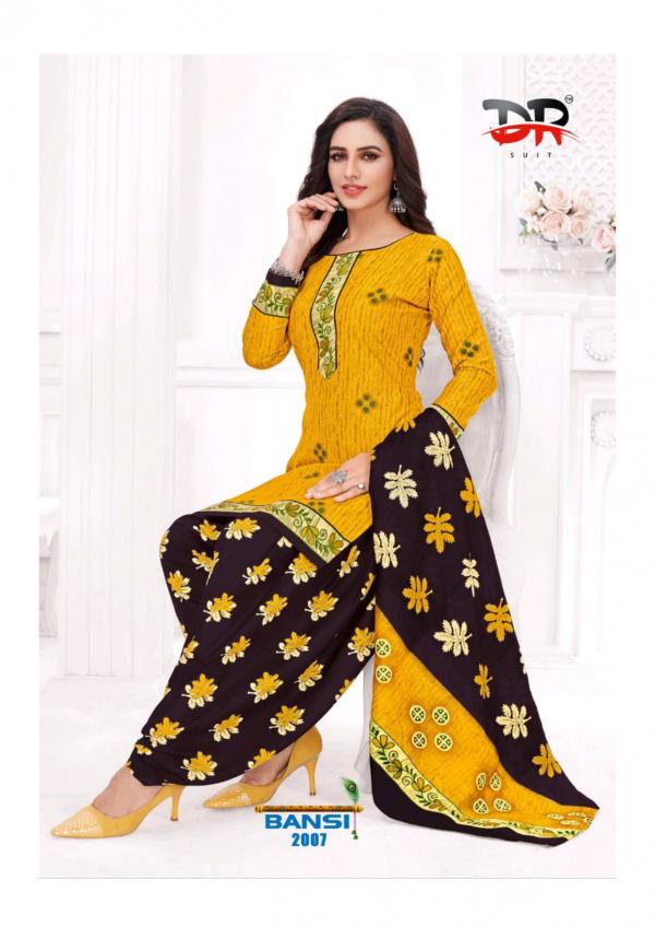 Dr. Bansi Vol-2 Cotton Designer Exclusive Patiyala Dress Material